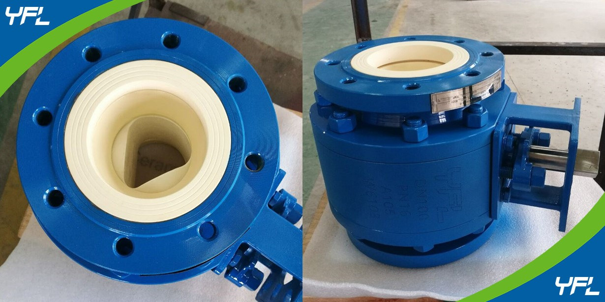 ceramic v-port ball valves for nickel refinery