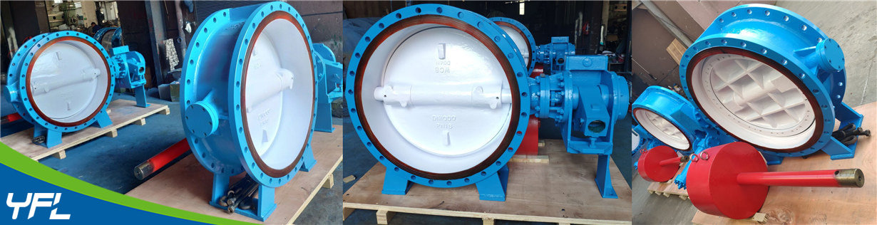 hydraulic operated slow closing butterfly check valves for water turbine inlet