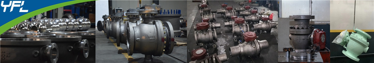 Cast steel trunnion mounted ball valves production
