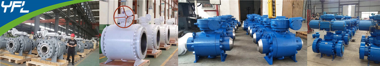 BW ends forged steel trunnion mounted ball valves