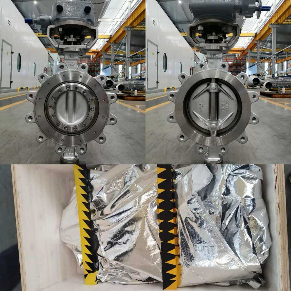 triple eccentric metal seal butterfly valves