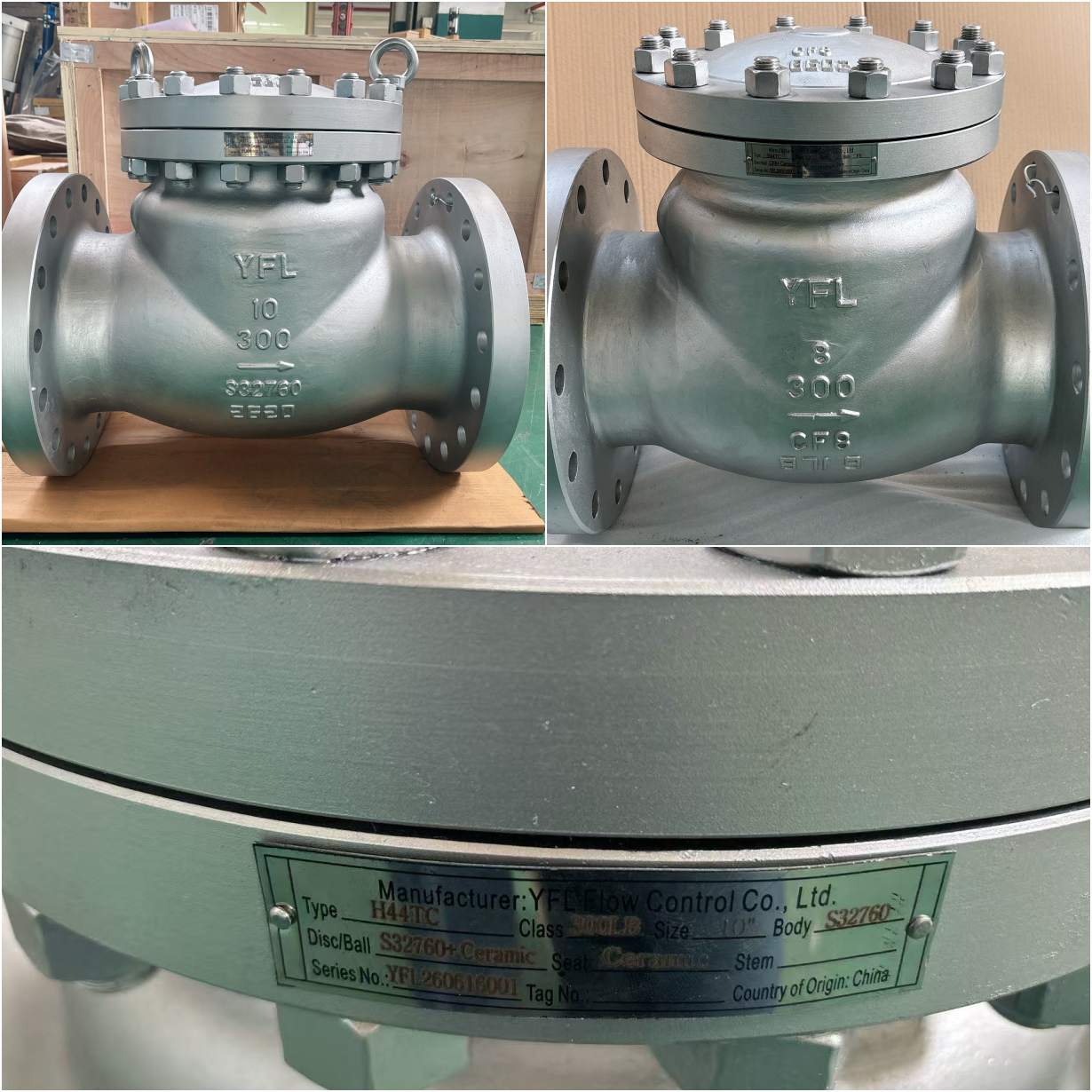 wear resistant ceramic swing check valve
